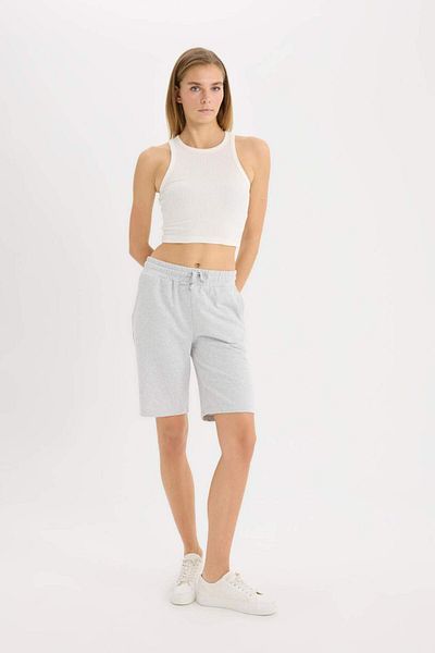 DeFacto Regular Fit Normal Waist Straight Leg Bermuda Shorts W9369Az24Sm
