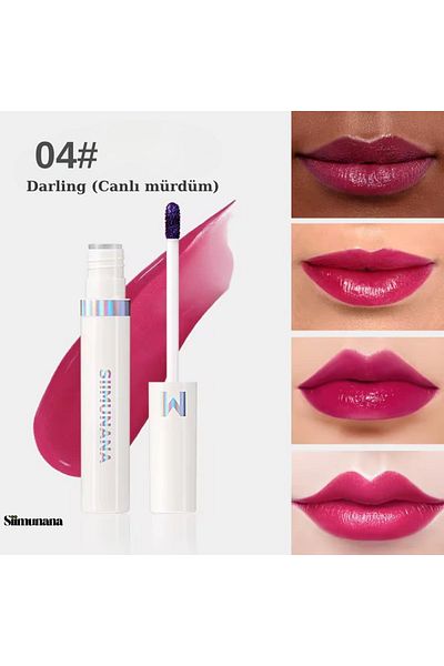 siimunana Waterproof Long Lasting Lipstick – Non-Flowing, Intense Color |