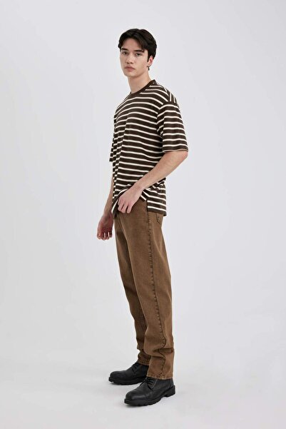 DeFacto Straight Fit Normal Kalıp Normal Bel Boru Paça Jean Pantolon B8319AX24SM