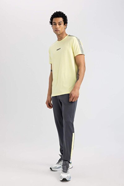 DeFacto Μπλουζάκι με στάμπα με λαιμόκοψη B5117ax24sp