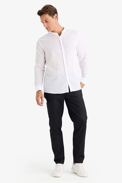 DeFacto Pantaloni de jogging de vară Basic drepti cu buzunare picior îngust B4091AX24SP