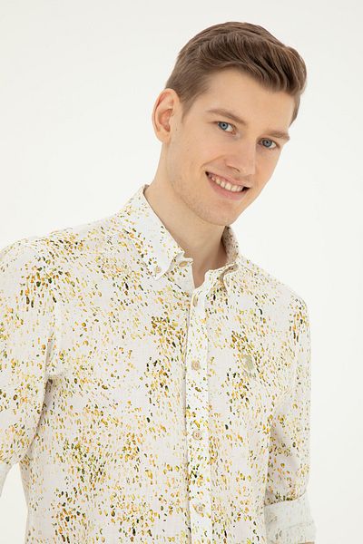 U.S. Polo Assn. Slim fit shirt with pattern