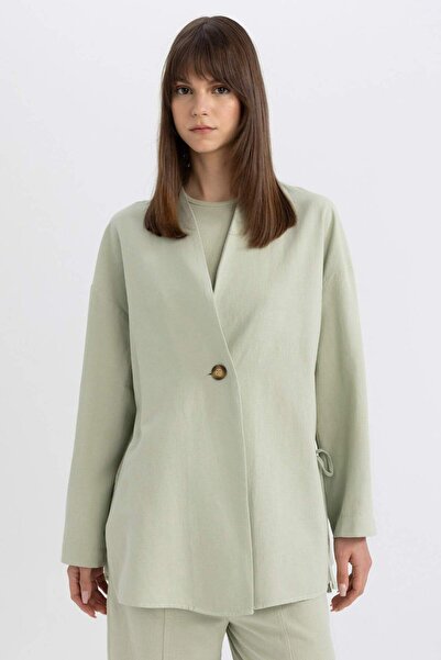 DeFacto Relax Fit povlečení s výstřihem do V Blended Kimono C0300AX24SP