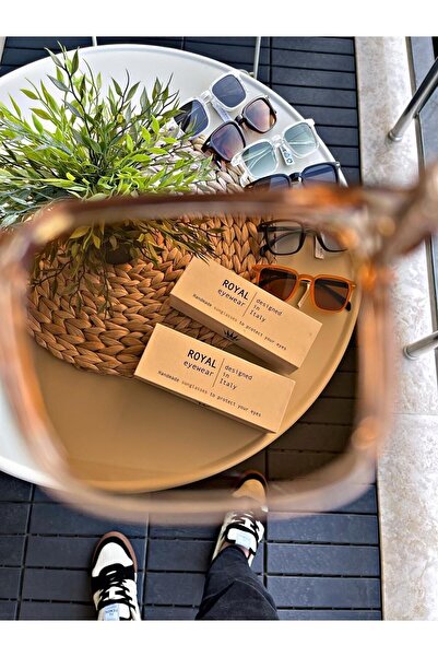 WATCHOFROYAL Uv400 Glass Ce Certificated Sunglasses for Women and Men - Rose Lorraınew