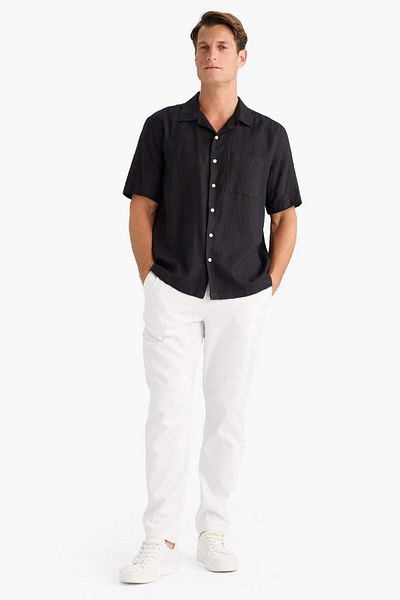 DeFacto Pantaloni de jogging de vară Basic drepti cu buzunare picior îngust B4091AX24SP