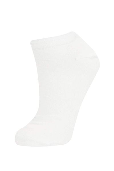 DeFacto Nahtlose 2-teilige Bambus-Booties-Socken für Damen B6008AXNS