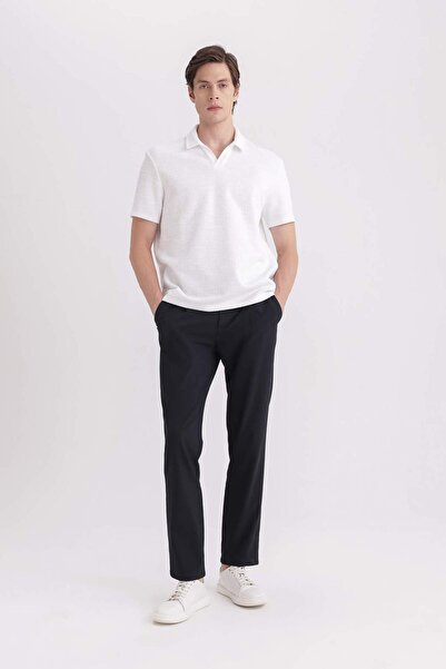 DeFacto Tricou polo cu mânecă scurtă, simplu, cu croiala normală B6533AX24SP
