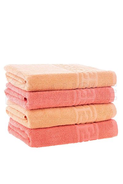 trendyhome Set of 4 100% Cotton Towels – 500 GSM – ST244625 - 50x90 cm