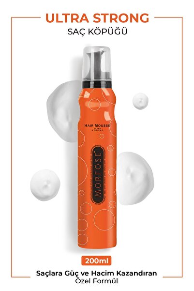 Morfose Ultra Strong Saç Köpüğü 200 ml