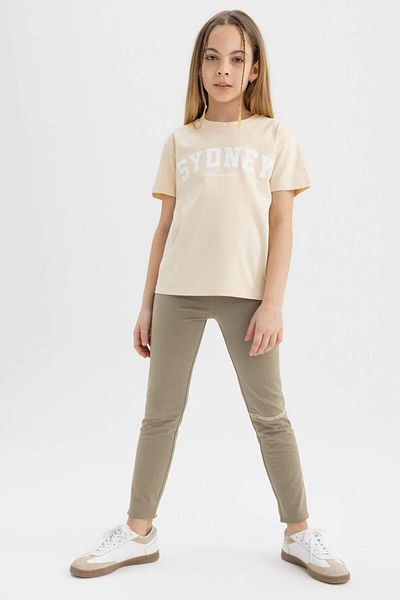 DeFacto Leggings lungi imprimate pentru fete C4713A824SM
