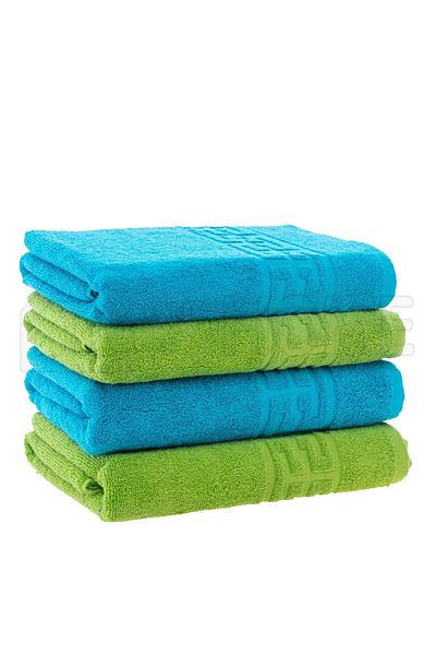 trendyhome Set of 4 100% Cotton Towels – 500 GSM – ST244620 - 80x160 cm
