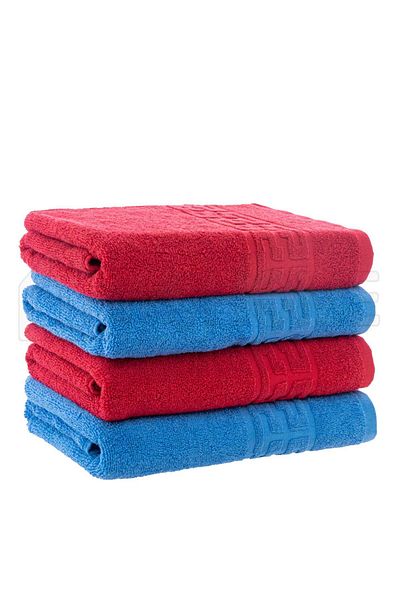 trendyhome Set of 4 100% Cotton Towels – 500 GSM – ST244665 - 70x130 cm