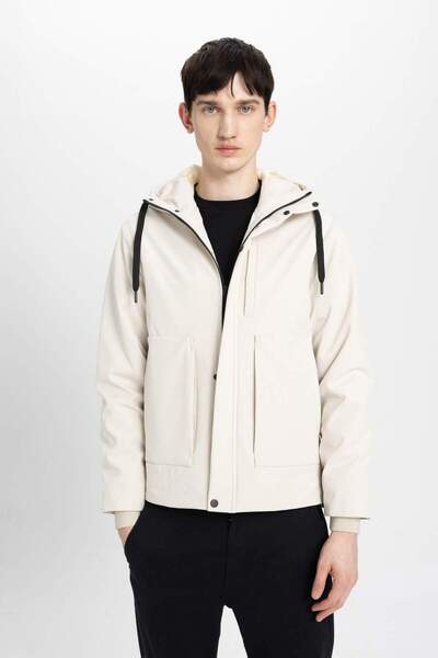 DeFacto Regular Fit Mevsimlik Mont Kapüşonlu Fermuarlı Çift Cepli C7883AX24SP