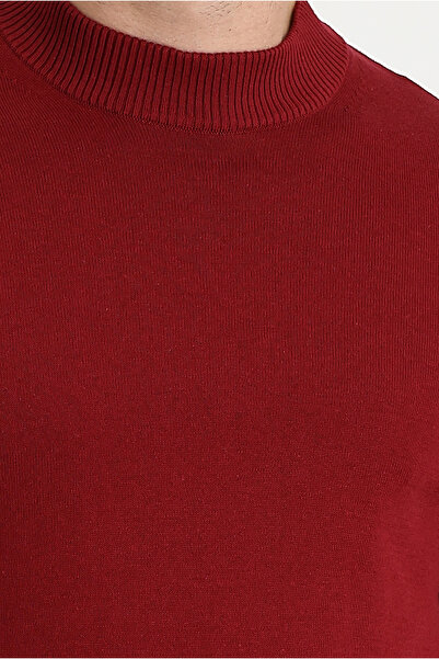 Kiğılı Yarım Balıkçı Yaka Regular Fit Pamuklu Triko Kazak