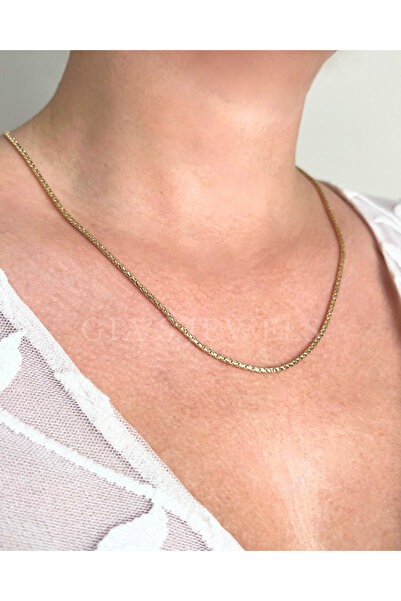 Generic İtalyan Zincir Kolye - Altın Kaplama Pirinç – Kadın Takı