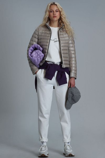 Lufian Palton de damă Mary Goose Feather Bej
