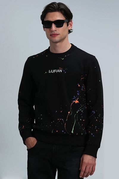 Lufian Alexander Men's Sweatshirt Black