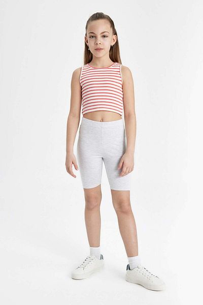 DeFacto Girl's Crew Neck Striped Tank Top Z7814A624SM
