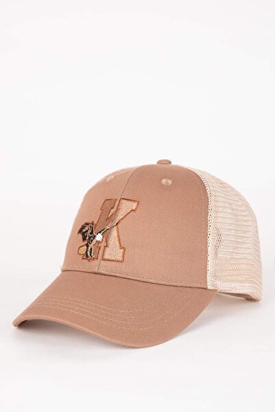 DeFacto Ανδρικό υφαντό καπέλο μπάσκετ μπάσκετ B8019AX24SM