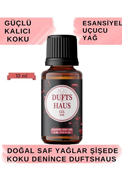 duftshaus Gül Esansiyel Uçucu Koku Yağı Difüzör Esansı Buhurdanlık Yağı Aroma...