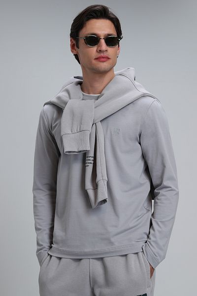 Lufian Merlin Men's Long Sleeve T-Shirt Gray