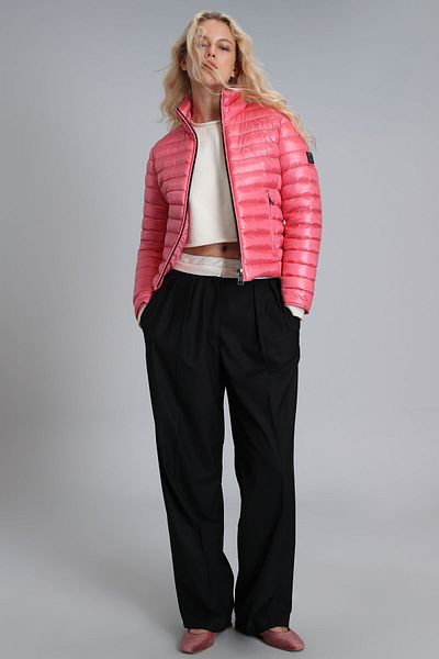 Lufian Pink Mary Goose Feather Women's Coat