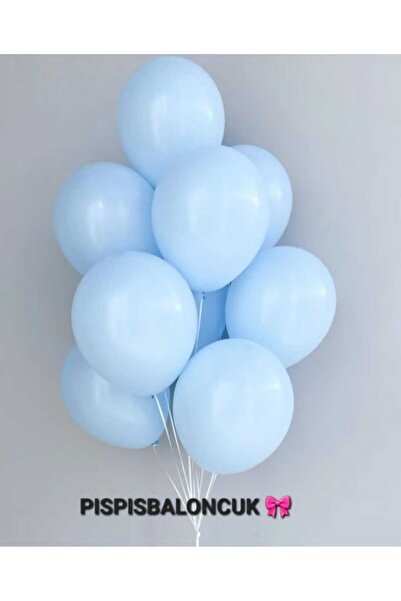 PISPISBALONCUK 10 adet Balon Seti mavi Balon Parti Süsleme Balonları babyshow...