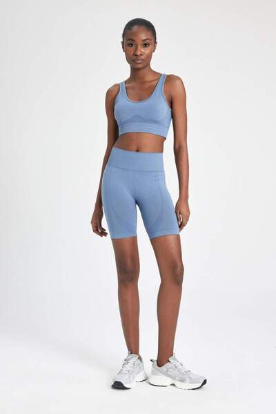 DeFacto DeFactoFit Biker Beli Saran Seamless Sporcu Motorcu B4569AX24SP
