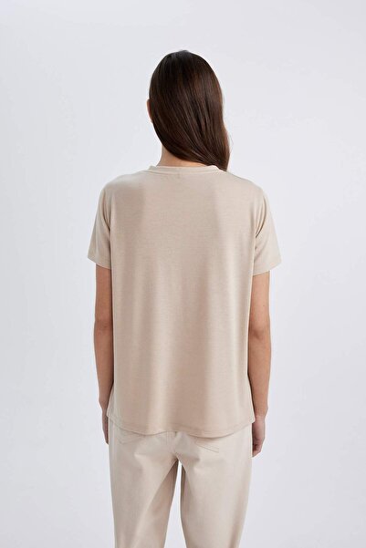 DeFacto Regular Fit Crew nyakú rövid ujjú póló C4060AX24SP