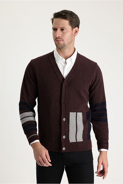 Kiğılı Wool Patterned Knitwear Cardigan