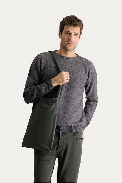 Kiğılı Crew Neck - Seamless Patterned Wool Slim Fit Knitwear Sweater