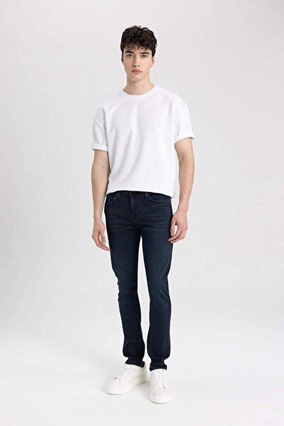 DeFacto Carlo Skinny Fit Normal Bel Dar Paça Dar Paça Jean Pantolon C5680AX24SM