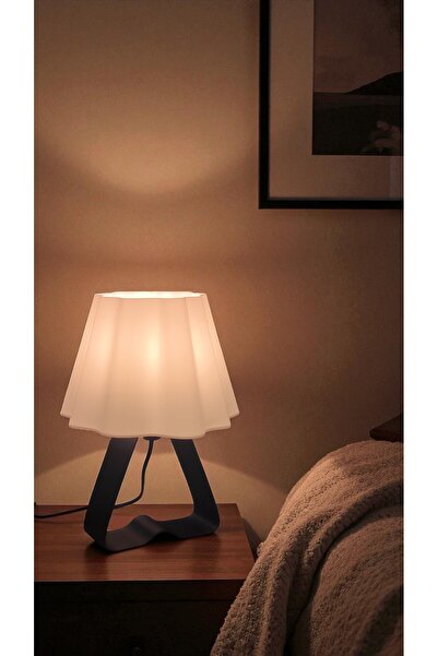 MEANFAB MELTE Abajur, Ofis Masa Lambası, Lambader, Arapuarlı 2mt Kablolu