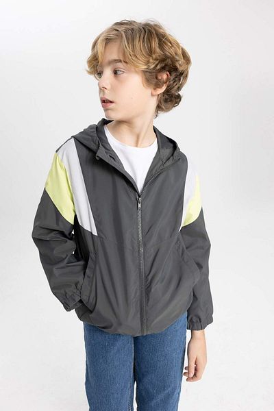 DeFacto Boys Windproof Hooded Raincoat B1850A824SP
