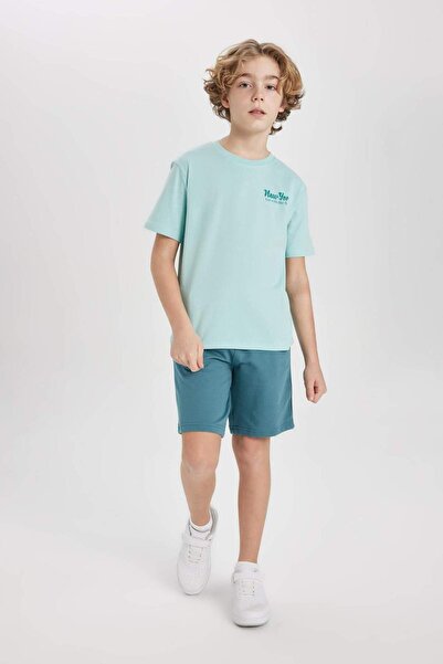 DeFacto Boy's Basic Bermuda Shorts B5867A824Sm