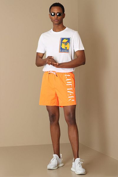 Lufian Thor Men's Swim Shorts Orange