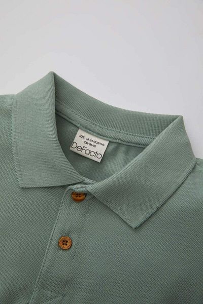 DeFacto Baby Boy Pique Short Sleeve Basic Polo T-Shirt B7007A524Sm