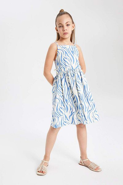 DeFacto Regular Fit Combed Cotton Dress B4473A824SM