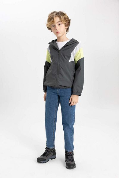 DeFacto Boys Windproof Hooded Raincoat B1850A824SP