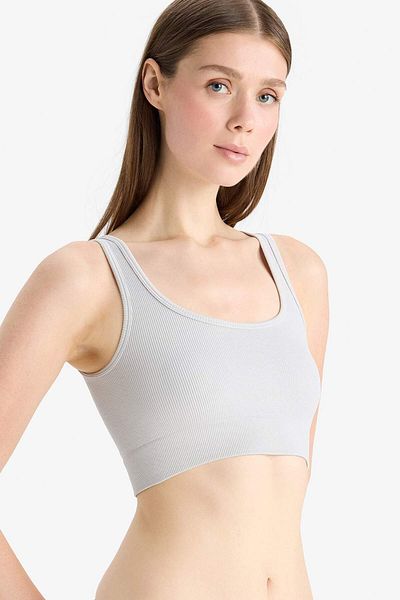 DeFacto Seamless Capless Bustier to Fall in Love - B0907Ax24Sp