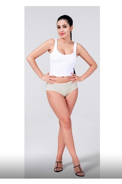 Onurel Women's 12-Pack Heart High Waist Cotton Panties