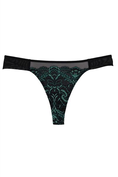 Magic Form 816 Women's Green Lace Tulle Brazilian Panties