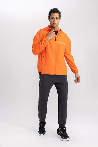 DeFacto Fit Water Repellent Slim Fit Slim Fit Glugă căptușită cu plasă Buzunar cu fermoar B2190ax24sp