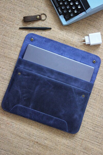 matleather 13-14 дюймовий чохол для ноутбука з натуральної шкіри - сумісний з Macbook, Ultrabook та Matebook