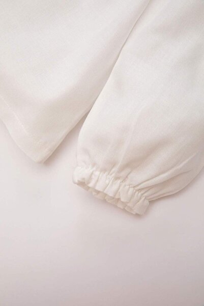 DeFacto Kız Bebek 3lü Takım Twill Kumaş Şort Uzun Kolu Bluz Külotlu Çorap B9465A524SP