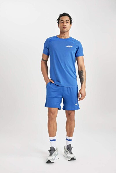 DeFacto DeFactoFit Slim Fit Dar Kesim Sporcu Kısa Paça Şort B5028AX24SP