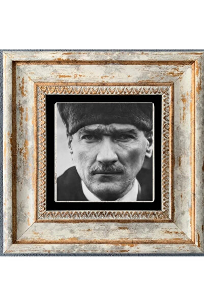 STONEVİVEART ATATÜRK RESMİ BASKILI DOĞAL TAŞ TABLO 3 ADET
