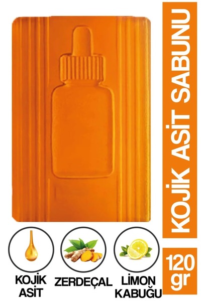 Home Kojic Acid Soap 110-120 Gr Natural Anti-Blemish Whitening Skin Tone Equalizer with Turmeric 1 Piece