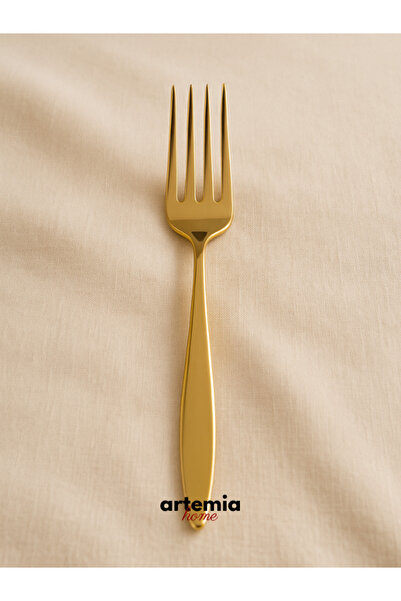 DMR LİFE Luxury New Vega Gold 18 Piece Cutlery Set |   Special Series |   Titanium Coating