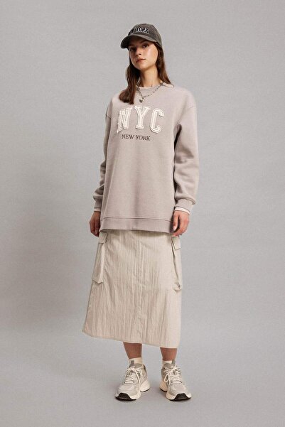 DeFacto A Kesim Paraşüt Uzun Boy Etek B8404AX24SP